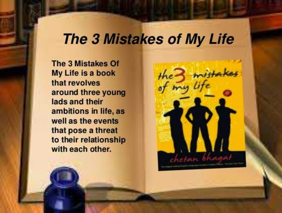 book review of 3 mistakes of life