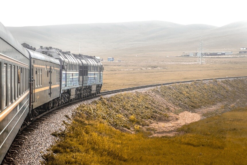 Mongolia train
