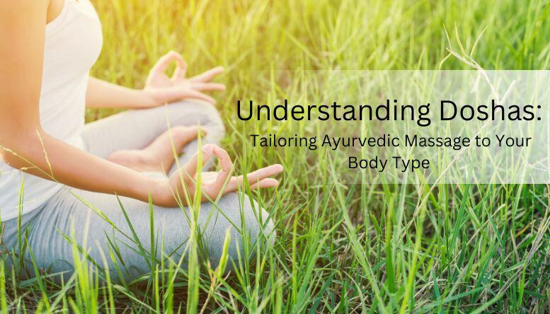a woman sitting and meditating on a grassland signifying the importance of ayurveda