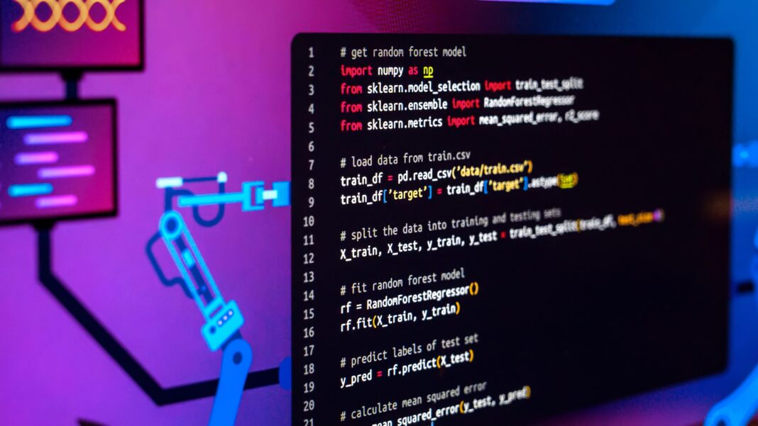artificial intelligence is shown in the making of a software with coding