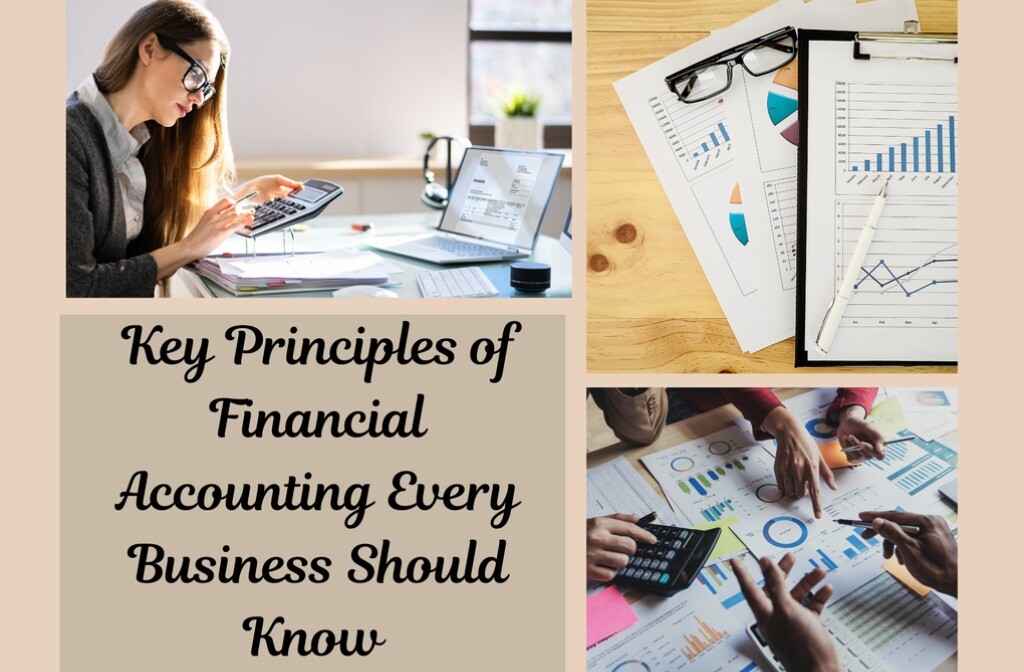 a lady using a calculator for finance and charts showing the financial statistics