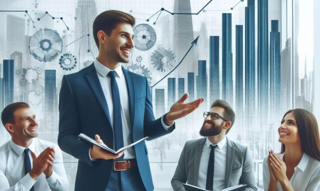 a business coach who speaks about the growth potential and future goals of the company