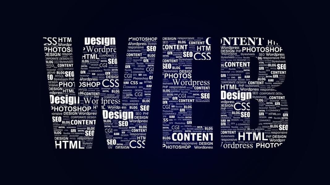 web written in form of a logo