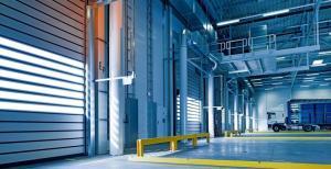 industrial floor with epoxy coatings