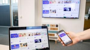 CTV screen on mobile and TV with a mobile control