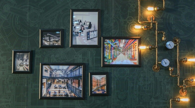 interior of a stunning house with good photos and lights