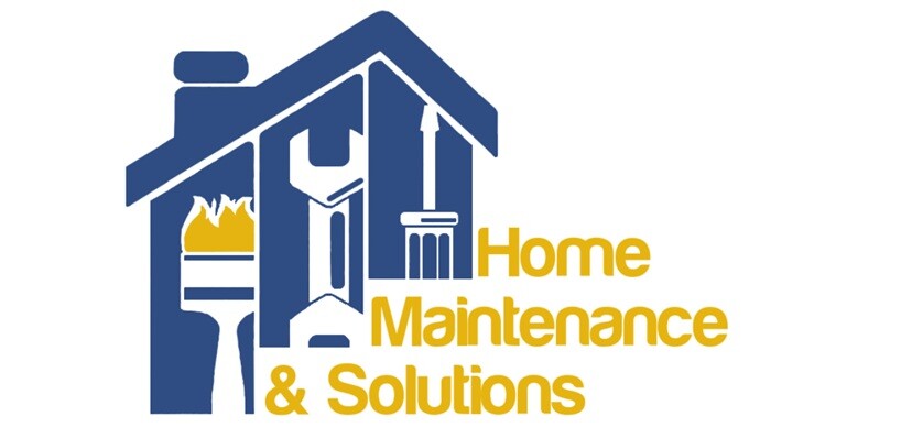 home maintenance solutions written with a image of a house