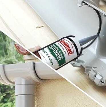 a sealant bottle sprayed on to the house pipeline