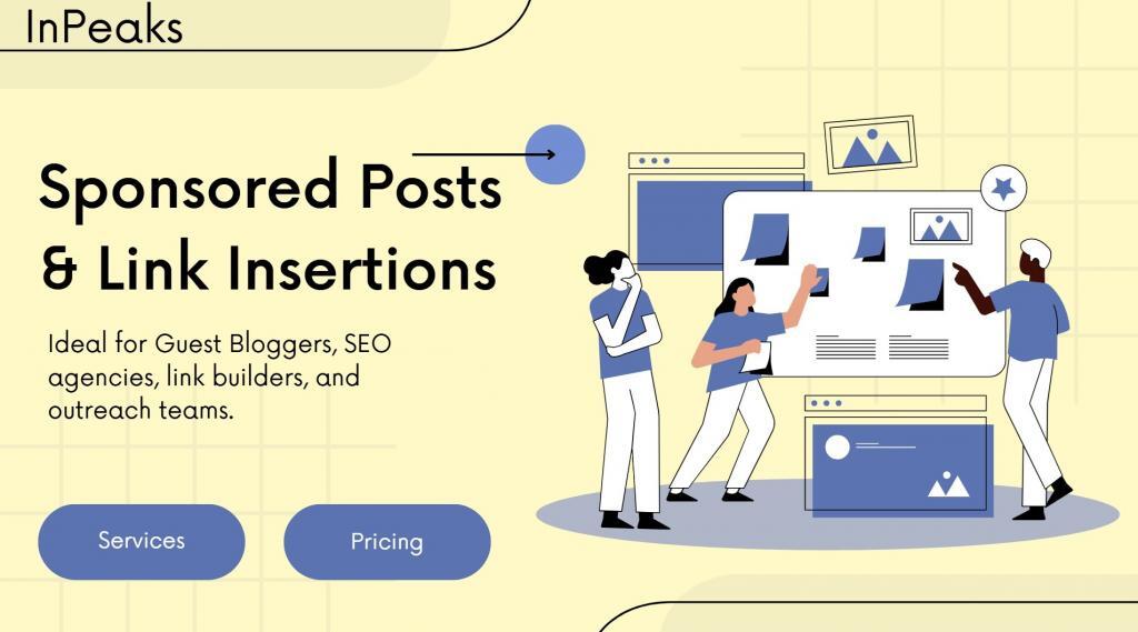 Sponsored Posts and Link Insertions