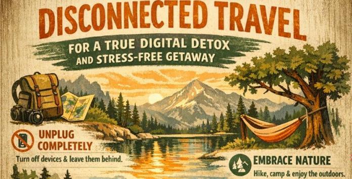 disconnected travel to detox and enjoy the holidays