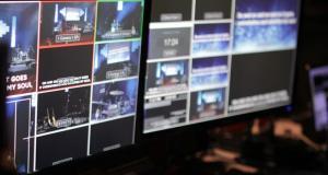 media monitoring screen is in progress