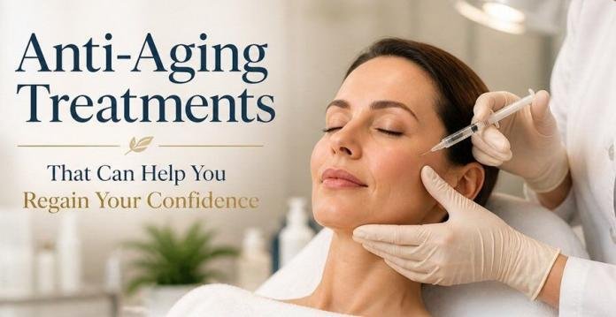 Anti-aging skincare treatment with glowing healthy skin, representing confidence-boosting beauty solutions and modern dermatology care