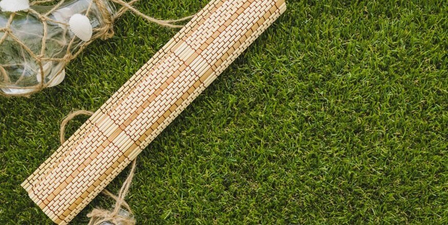 High-quality artificial grass with realistic texture for low-maintenance landscaping and modern outdoor spaces.
