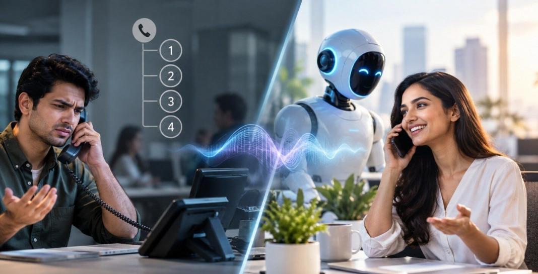 Salesforce Agentforce Voice compared with traditional IVR for modern business customer service