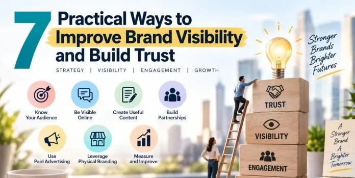 7 practical ways to improve brand visibility and build trust through marketing strategies
